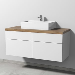 Sanipa 2morrow Badmöbel-Set 120,4 cm mit Keramik-Waschtisch Memento 2.0