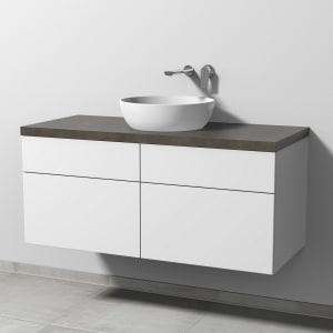 Sanipa 2morrow Badmöbel-Set 120,4 cm mit Keramik-Waschtisch Artis rund