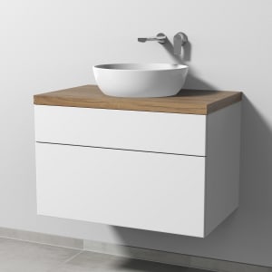 Sanipa 2morrow Badmöbel-Set 80,4 cm mit Keramik-Waschtisch Artis rund