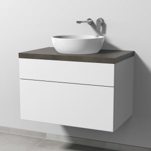 Sanipa 2morrow Badmöbel-Set 80,4 cm mit Keramik-Waschtisch Artis rund