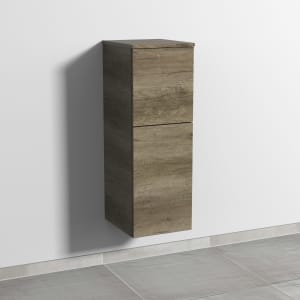 Sanipa 3way Mittelschrank 30 cm, 1 Tür mit Anschlag rechts, 1 Auszug, Push to open