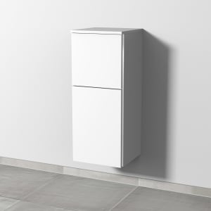Sanipa 3way Mittelschrank 35 cm, 1 Tür mit Anschlag links, 1 Auszug, mit Griff-Leiste