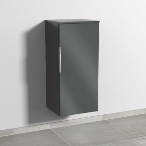 Sanipa 3way Mittelschrank 40 cm, 1 Tür mit Anschlag rechts, mit Aufsatzgriff