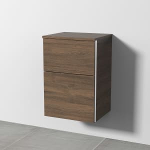 Sanipa 3way Unterschrank 40 cm, 2 Auszüge, mit Stangengriff 0100 chrom