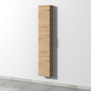 Sanipa 3way Hochschrank 30 cm tiefenreduziert, 1 Tür Anschlag links, mit Aufsatzgriff