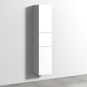 Sanipa 3way Hochschrank 35 cm, 1 Auszug, 2 Türen Anschlag rechts, Push to open