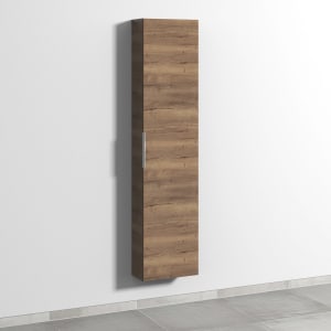 Sanipa 3way Hochschrank 40 cm tiefenreduziert, 1 Tür Anschlag rechts, mit Aufsatzgriff