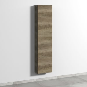 Sanipa 3way Hochschrank 40 cm tiefenreduziert, 1 Tür Anschlag rechts, Push to open