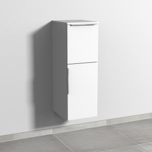 Sanipa 3way Mittelschrank 30 cm, 1 Tür mit Anschlag rechts, 1 Auszug, mit Aufsatz-Griff