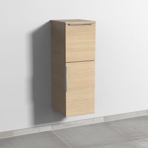 Sanipa 3way Mittelschrank 30 cm, 1 Tür mit Anschlag rechts, 1 Auszug, mit Aufsatz-Griff