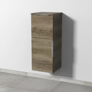 Sanipa 3way Mittelschrank 35 cm, 1 Tür mit Anschlag links, 1 Auszug, mit Aufsatz-Griff