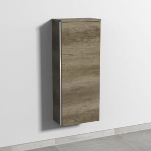 Sanipa 3way Mittelschrank 35 cm, 1 Tür, Anschlag rechts, mit Griff-Leiste