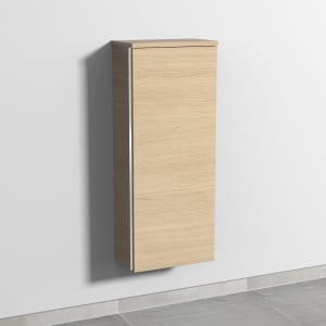Sanipa 3way Mittelschrank 35 cm, 1 Tür, Anschlag rechts, mit Griff-Leiste