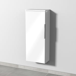 Sanipa 3way Mittelschrank 35 cm, 1 Tür, Anschlag links, mit Aufsatz-Griff