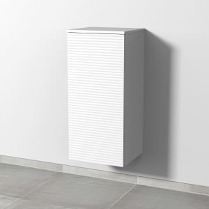 Sanipa 3way-Struktur Mittelschrank 40 cm, 1 Tür Anschlag rechts, mit Push to open