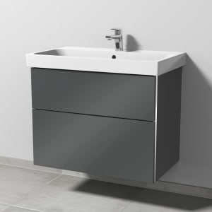 Sanipa 3way Keramikwaschtisch ProSmart mit Waschtischunterschrank 80 x 47 cm, mit 2 Auszügen