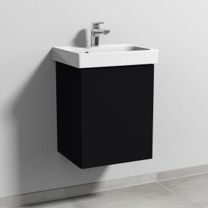 Sanipa 3way Keramikwaschtisch ProSmart mit Waschtischunterschrank 45 x 37 cm, Türanschlag rechts