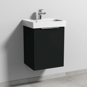 Sanipa 3way Keramikwaschtisch ProSmart mit Waschtischunterschrank 45 x 37 cm, Türanschlag rechts