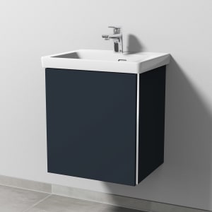 Sanipa 3way Keramikwaschtisch Subway 3.0 mit Waschtischunterschrank 50 x 40 cm, Türanschlag links