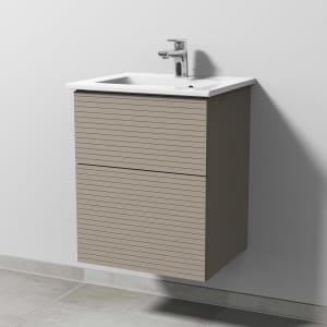 Villeroy & Boch Venticello Waschtisch mit Sanipa 3way-Struktur Unterschrank 50 cm