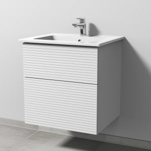 Villeroy & Boch Venticello Waschtisch mit Sanipa 3way-Struktur Unterschrank 60 cm