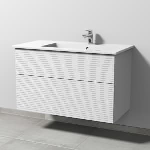 Villeroy & Boch Venticello Waschtisch mit Sanipa 3way-Struktur Unterschrank 100 cm