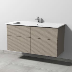 Villeroy & Boch Venticello Waschtisch mit Sanipa 3way-Struktur Unterschrank 120 cm