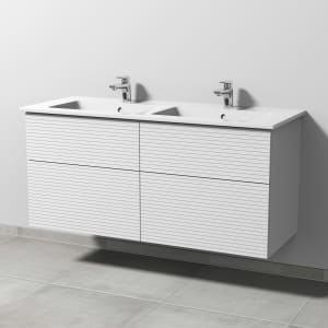 Villeroy & Boch Venticello Waschtisch mit Sanipa 3way-Struktur Unterschrank 130 cm