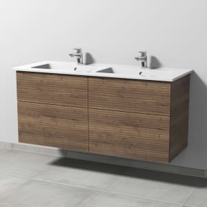 Villeroy & Boch Venticello Waschtisch mit Sanipa 3way-Struktur Unterschrank 130 cm