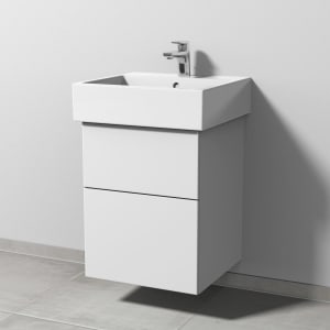 Sanipa 3way Waschtischunterbau für Keramik-Waschtisch Vero Air 50 cm, 2 Auszüge mit Push to open