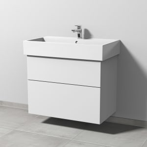 Sanipa 3way Waschtischunterbau für Keramik-Waschtisch Vero Air 80 cm, 2 Auszüge mit Push to open