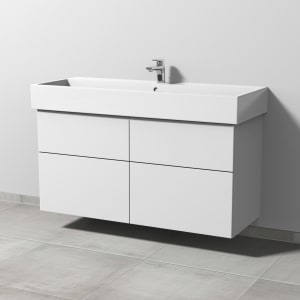 Sanipa 3way Waschtischunterbau für Keramik-Waschtisch Vero Air 120 cm, 4 Auszüge mit Push to open