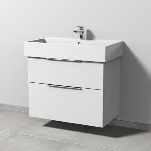 Sanipa 3way Waschtischunterbau für Keramik-Waschtisch Vero Air 80 cm, 2 Auszüge mit Aufsatzgriff