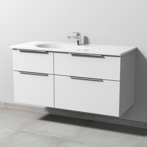 Sanipa 3way Waschtischunterbau für Keramik-Waschtisch Antao 115,5 cm, 4 Auszüge mit Aufsatzgriffen