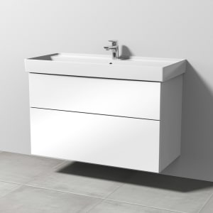 Sanipa 3way Waschtischunterbau für Keramik-Waschtisch Collaro 100 cm, 2 Auszüge mit Push to open