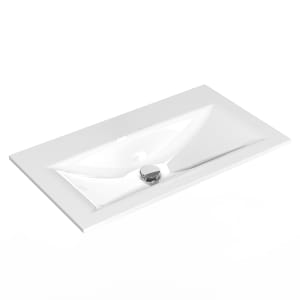 Sanipa CantoBay Glas-Waschtisch 78,6 cm ohne Hahnloch