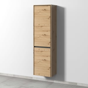 Sanipa Twiga Hochschrank 47,5 cm, 1 Wäschekippe, 1 Türe mit Türanschlag links