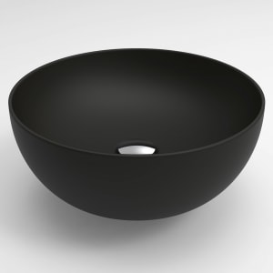 Sanipa 2morrow Keramik-Aufsatzwaschtisch Ø 40 cm für Konsole