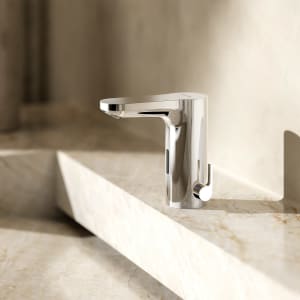 Schell CELIS E² Elektronische Waschtisch-Armatur mit Steckernetzteil, Hochdruck-Mischwasser