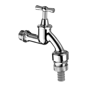 Schell Auslaufventil mit Knebelgriff u. Sicherungskombination