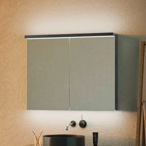 Schneider BORDO TW Spiegelschrank ALU1 90/2/TW 89,5 x 73,1 cm, CH