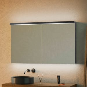 Schneider BORDO TW Spiegelschrank ALU1 120/2/TW 119,5 x 73,1 cm, CH