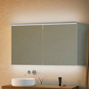 Schneider BORDO TW Spiegelschrank ALU1 120/2/TW 119,5 x 73,1 cm, DE