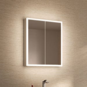 Schneider GLOW D2W Spiegelschrank GLO1 60/2/D2W/L 61,3 x 73,6 cm, 2-türig, CH