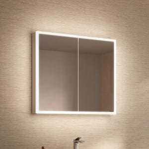 Schneider GLOW D2W Spiegelschrank GLO1 80/2/D2W 81,3 x 73,6 cm, DE