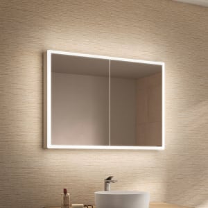 Schneider GLOW D2W Spiegelschrank GLO1 100/2/D2W 101,3 x 73,6 cm, DE