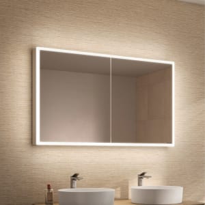 Schneider GLOW D2W Spiegelschrank GLO1 120/2/D2W 121,3 x 73,6 cm, 2-türig, CH