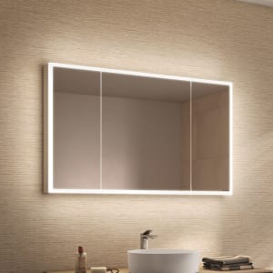 Schneider GLOW D2W Spiegelschrank GLO1 120/3/D2W 121,3 x 73,6 cm, 3-türig, CH
