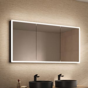 Schneider GLOW D2W Spiegelschrank GLO1 140/3/GT/D2W 141,3 x 73,6 cm, DE