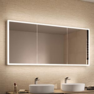 Schneider GLOW D2W Spiegelschrank GLO1 160/3/GT/D2W 161,3 x 73,6 cm, DE